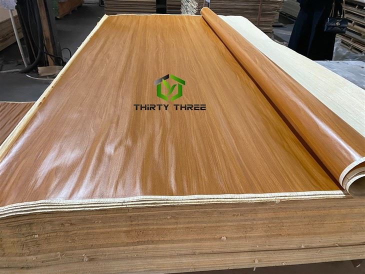 Good Price Embossed Melamine Impregnated Paper Recon Poplar Veneer