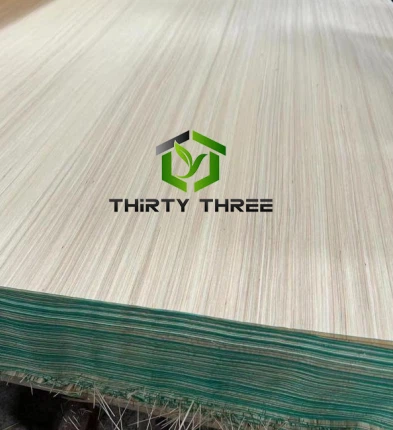 Long Grain Recon Poplar Veneer For Interior Decoration