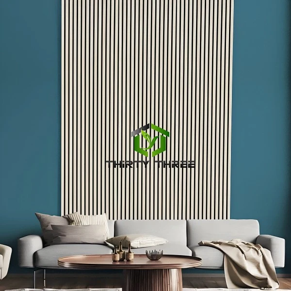 Wholesale Decorative CE PVC Soundproof Wood Slat Panel