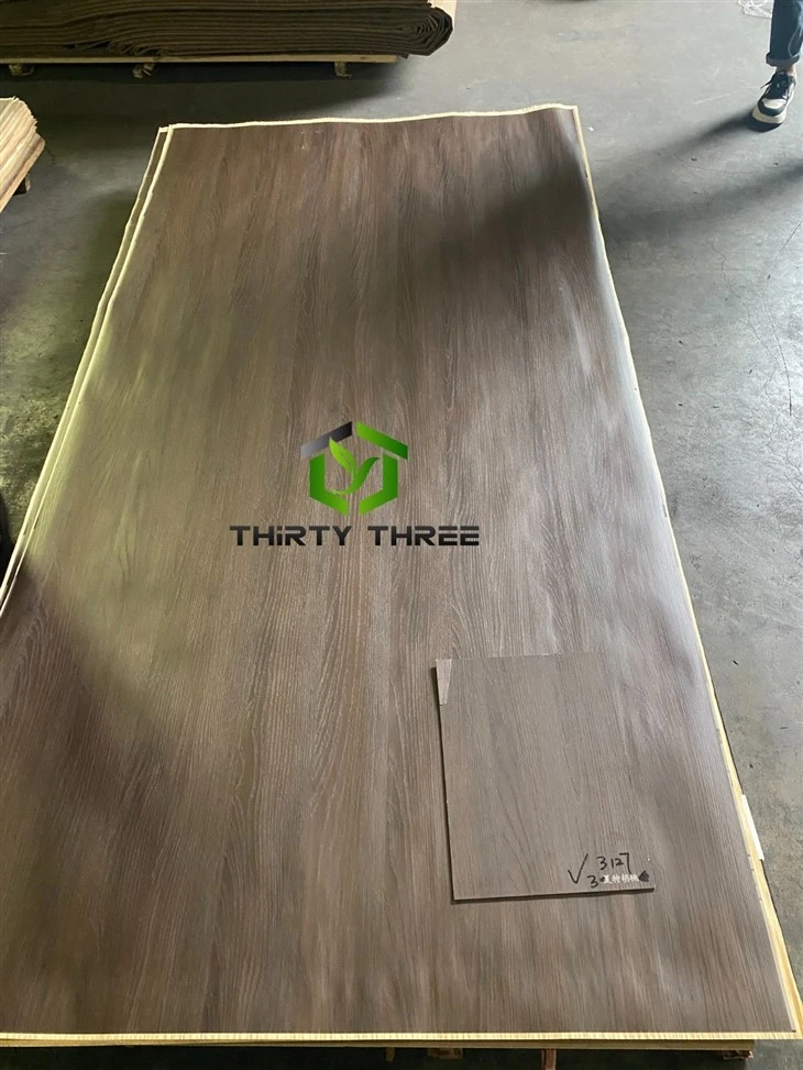 Wholesale Laminated Melamine Faced Artificial Poplar Wood Veneer